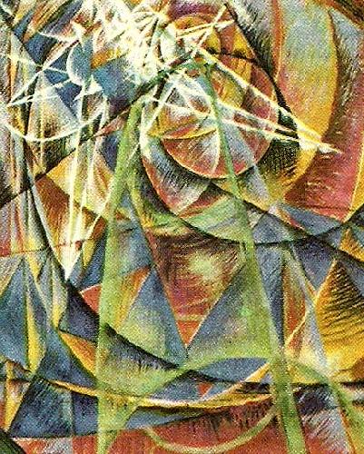 merkurius passerar framfor solen, giacomo balla